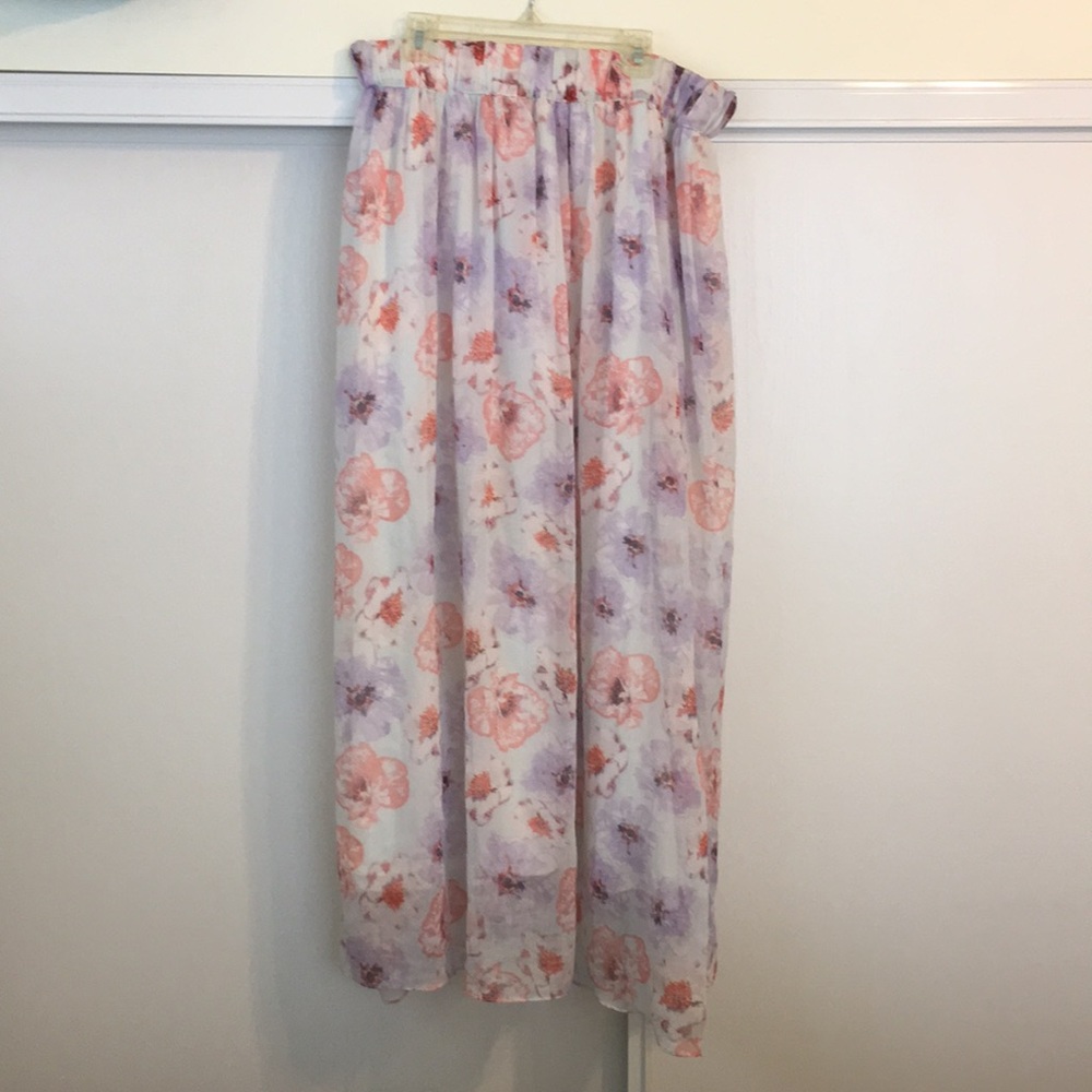 Beautiful floral maxi skirt